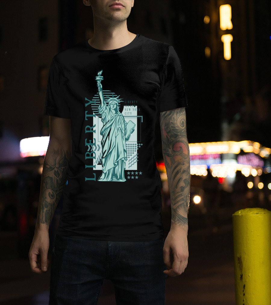 Liberty New York City Statue Of Liberty T-Shirt