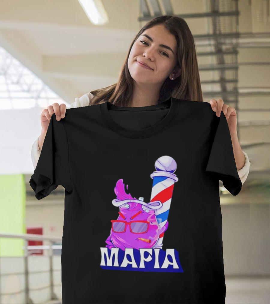 Cool Aiid Mafia Purple Barber Pole T-Shirt