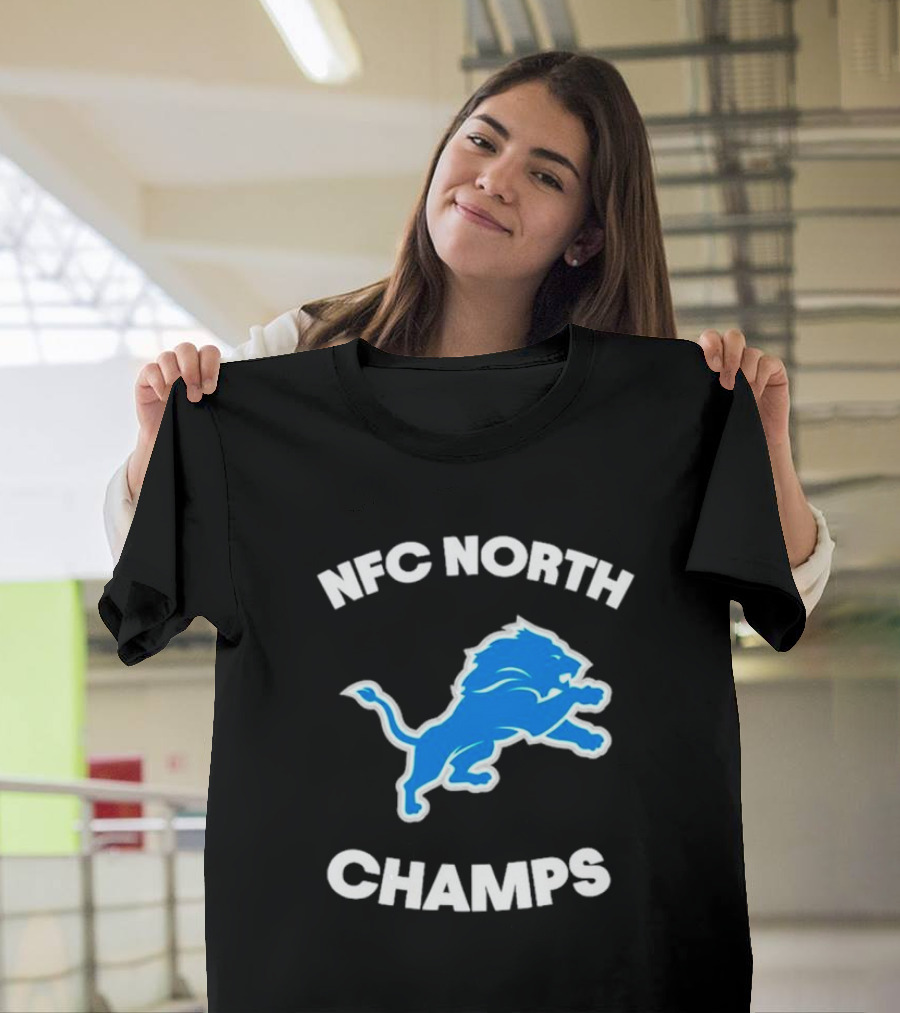 NFC North Champs Detroit Lions T-Shirt