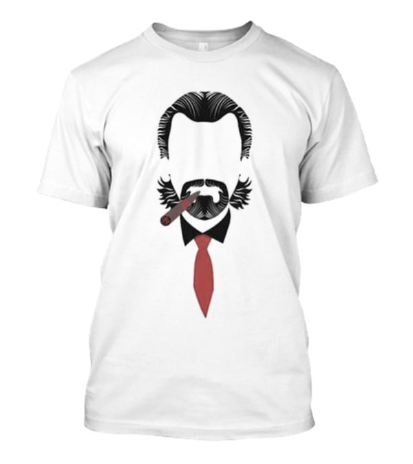 John Buccigross Barry Melrose Iconic Cigar And Red Tie Look T-Shirt