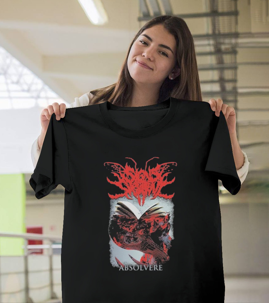 Absolvere Blood Red Insignia with Skull and Insect T-Shirt