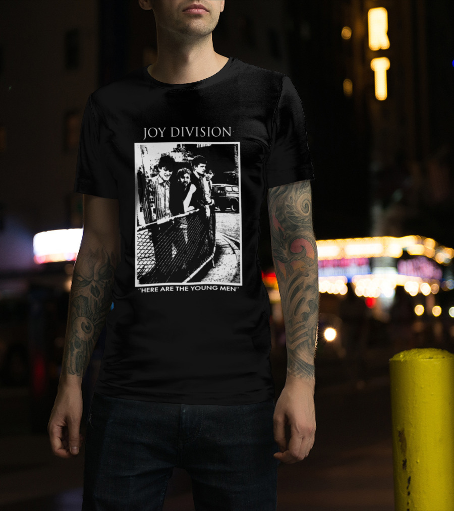 Joy Division Here Are The Young Men Vintage T-Shirt