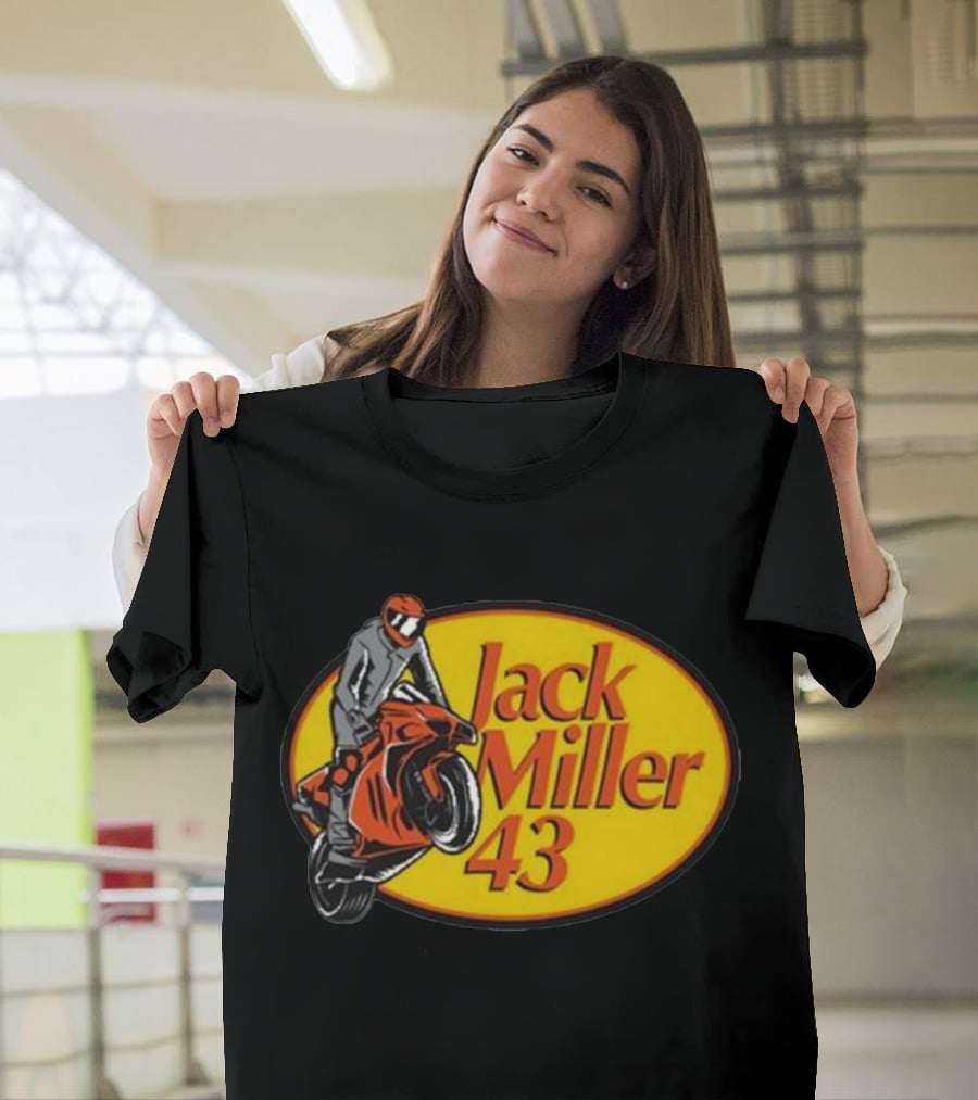 Jack Miller 43 Motorcycle Rider Iconic Racing T-Shirt