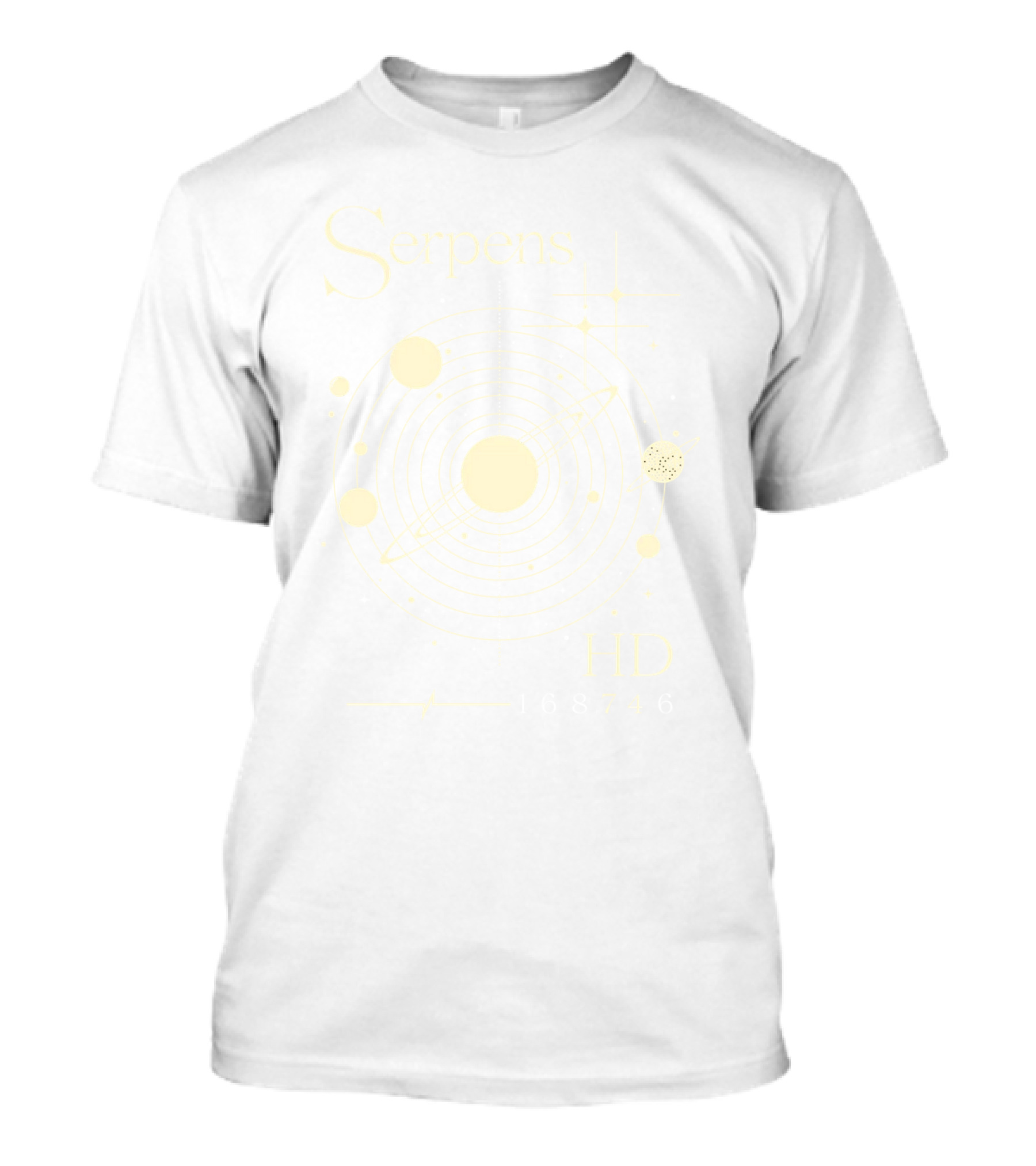 Serpens Constellation HD 168746 Planetary Orbit T-Shirt
