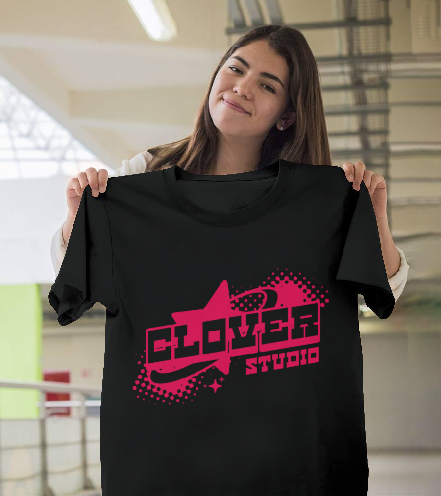 Clover Studio Y2K Branding Starburst T-Shirt