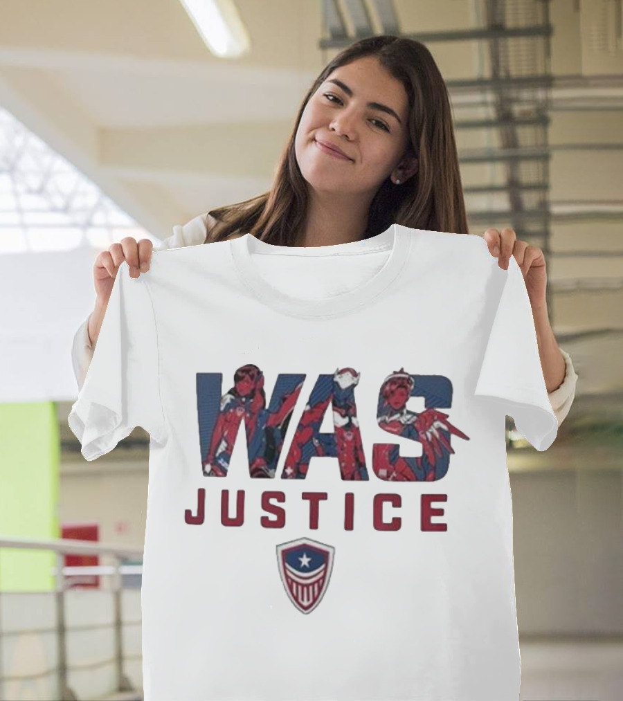 WAS Justice Washington Hero Shield T-Shirt
