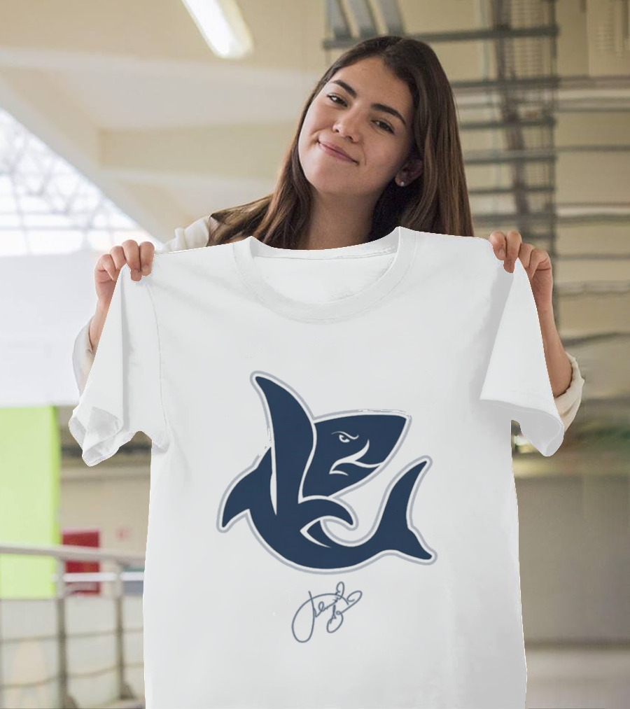 Kenny Gant Shark Dance Signature Dark Blue Shark T-Shirt