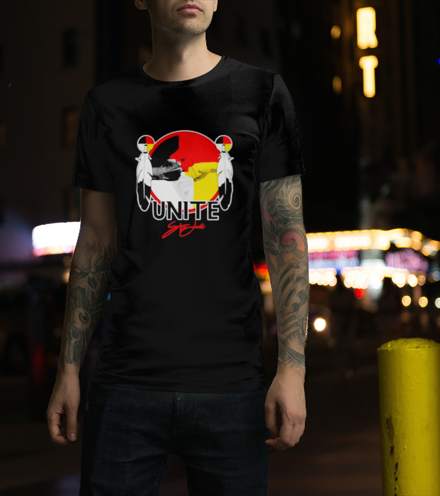 Unite Strong With Native American Symbols T-Shirt