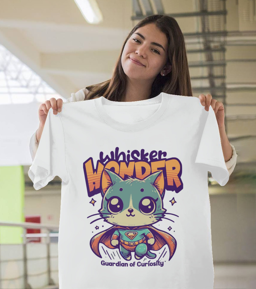 Whisker Wonder Guardian of Curiosity T-Shirt