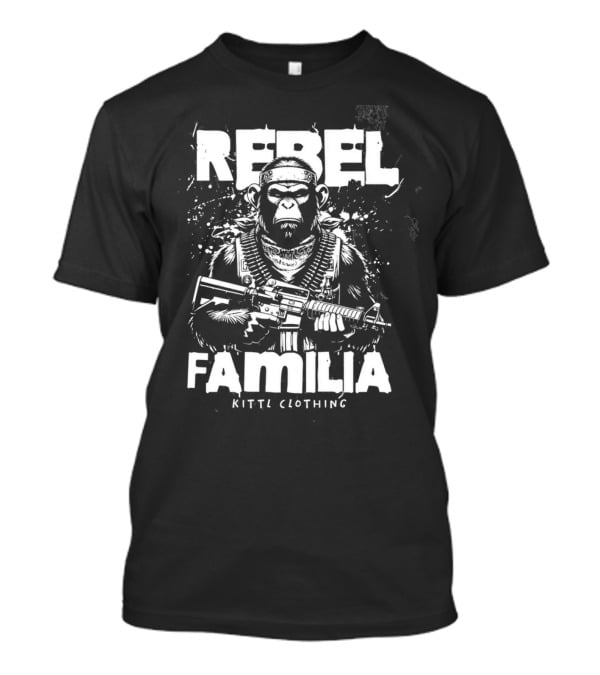 REBEL FAMILIA KITTEL CLOTHING Armed Ape T-Shirt