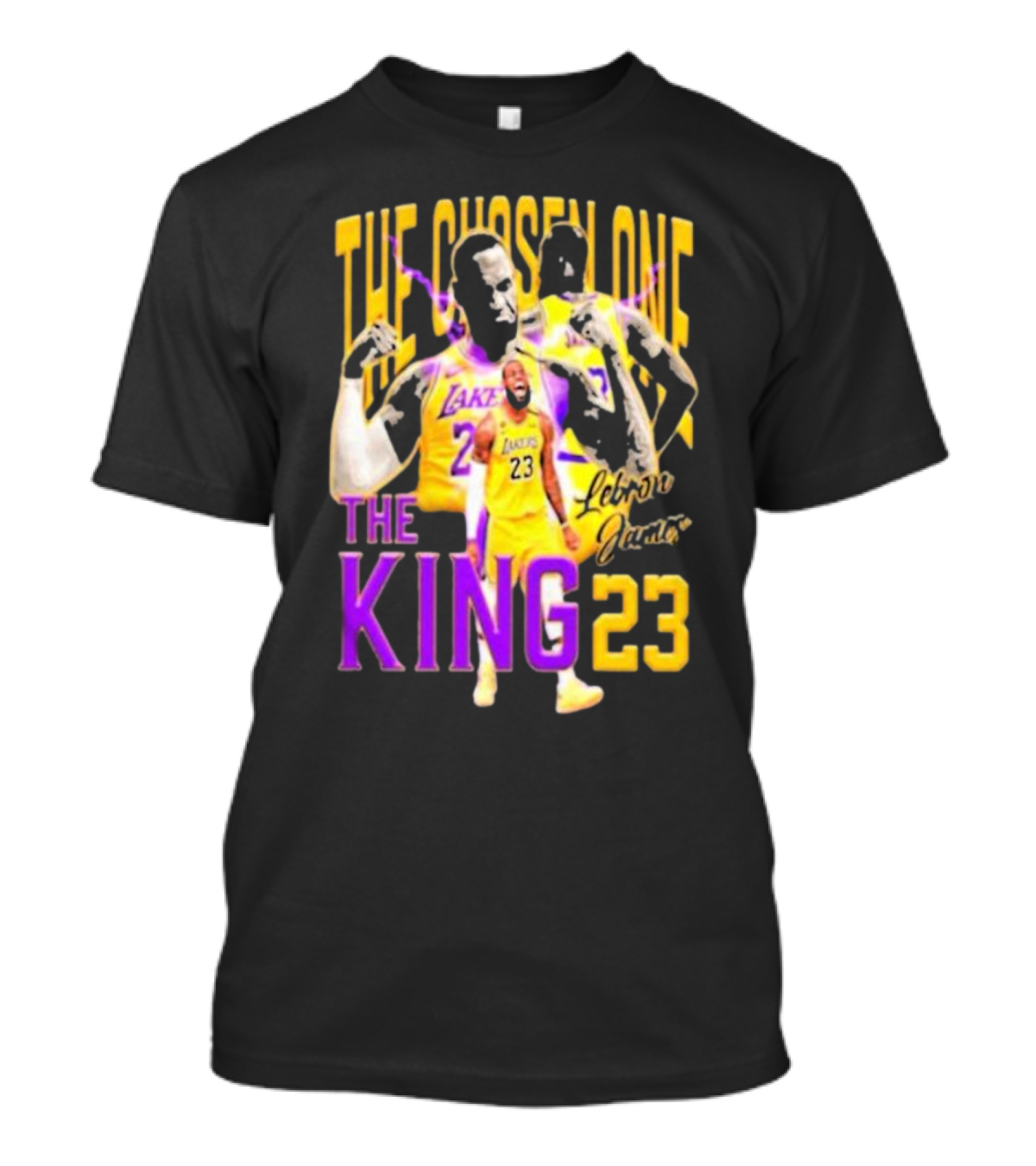 The Chosen One The King 23 LeBron James Lakers T-Shirt