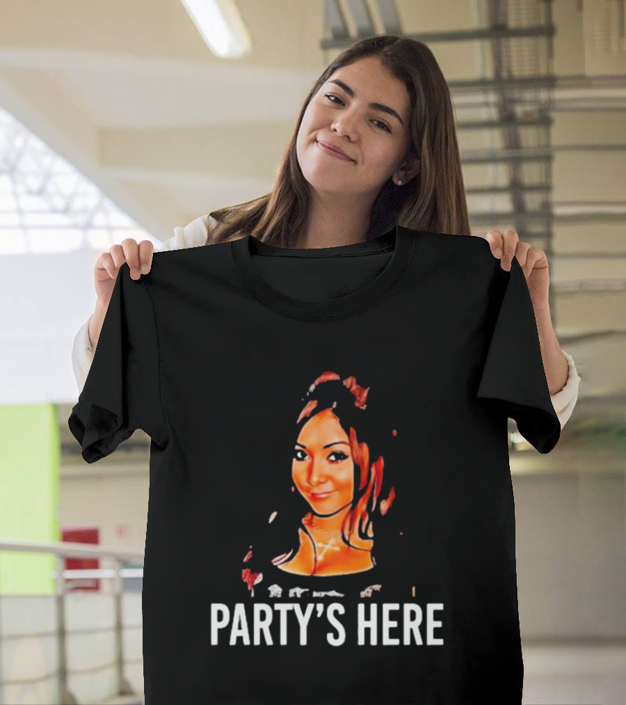 Snooki Party's Here Nicole Polizzi Iconic T-Shirt