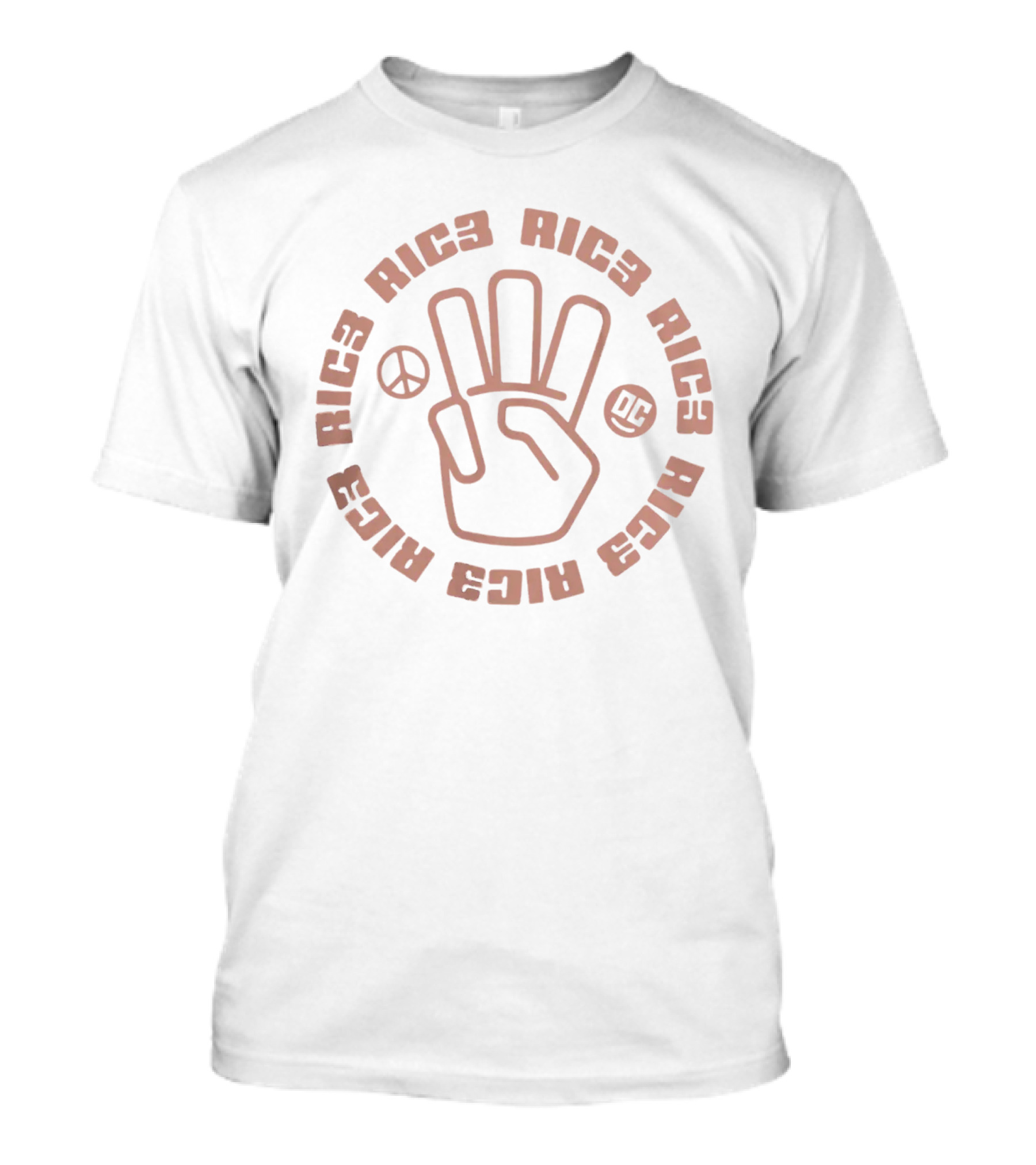 RIC3 Circle Hand Symbol Peace DC T-Shirt