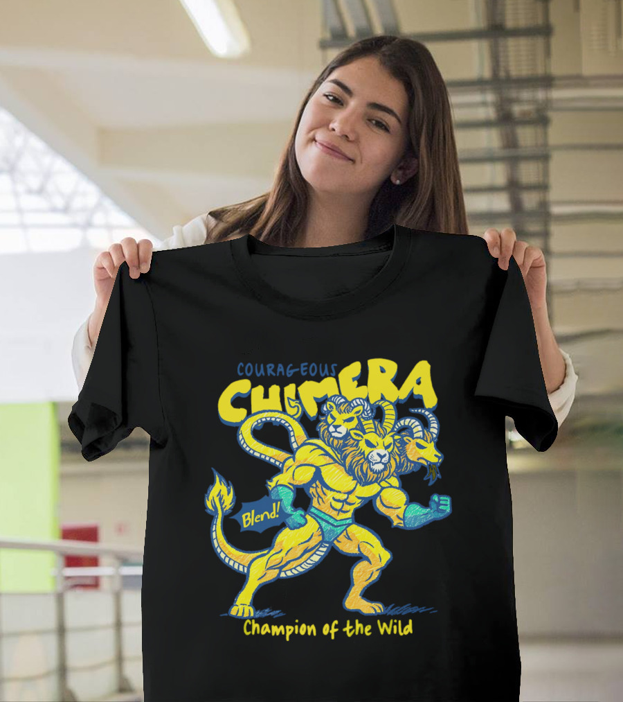 Courageous Chimera Champion of the Wild Blend T-Shirt
