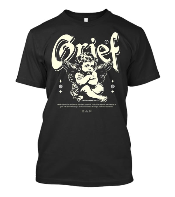 Grief Cupid Streetwear Angelic Expression Collection T-Shirt