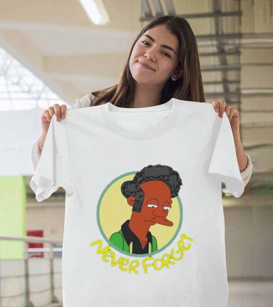Never Forget Apu Simpsons Character T-Shirt