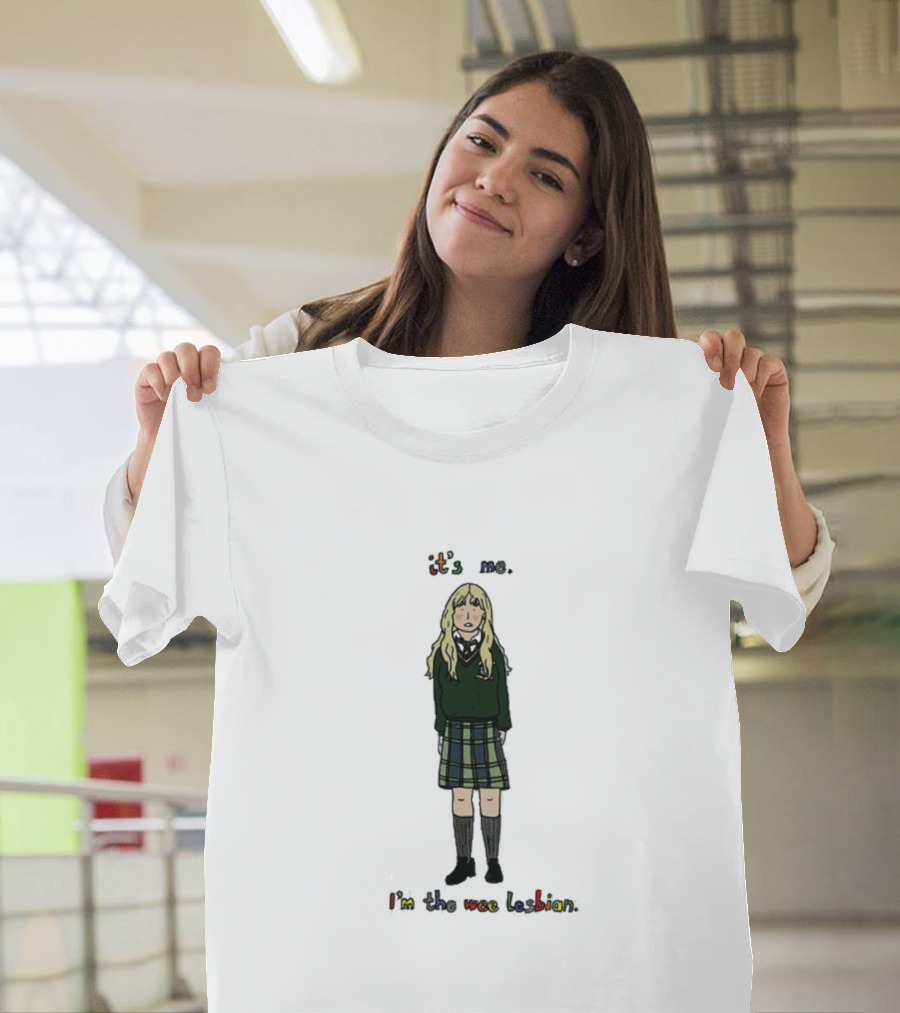 Derry Girls It's Me I'm the Wee Lesbian Sweater School Uniform Skirt T-Shirt