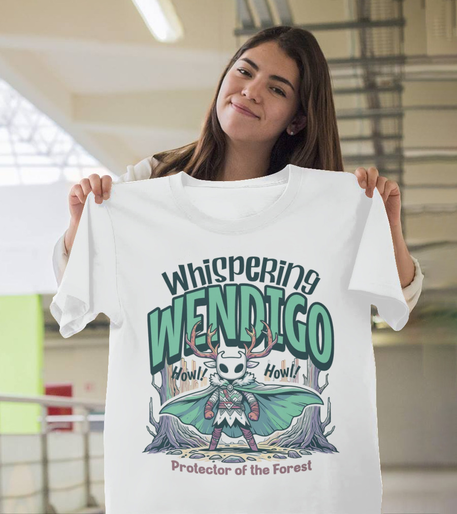 Whispering Wendigo Protector Of The Forest T-Shirt