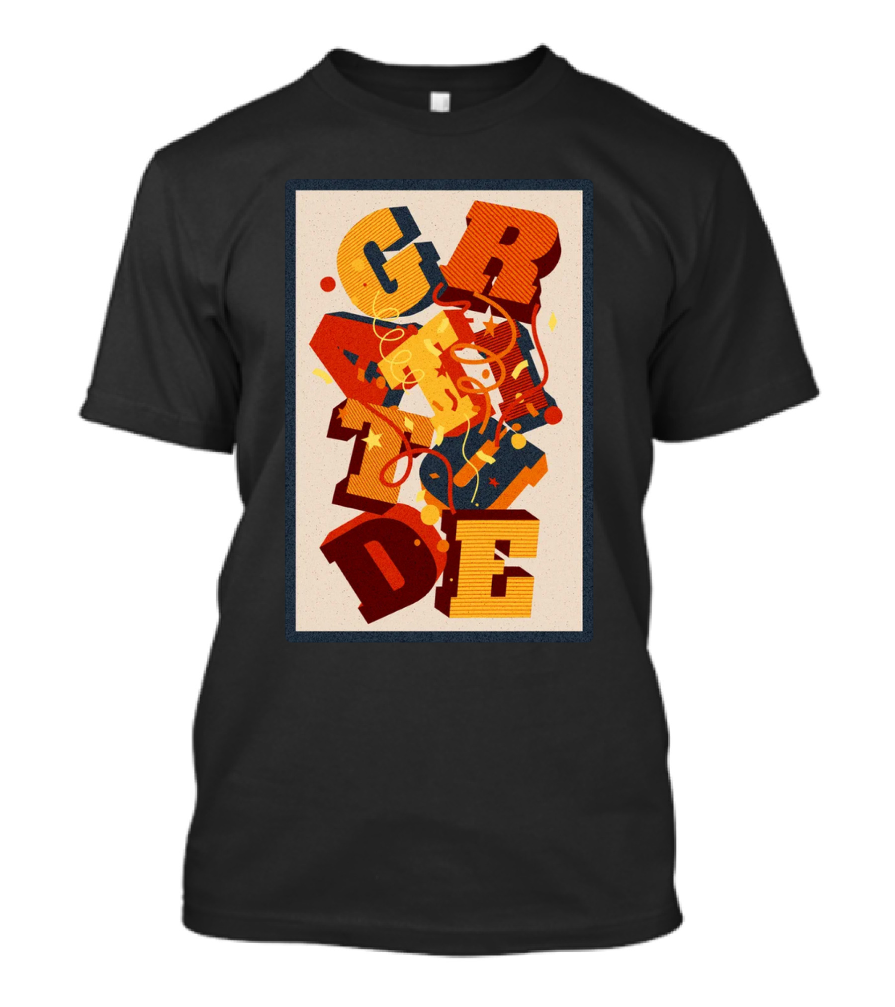 GRADE 3D Letter Explosion T-Shirt