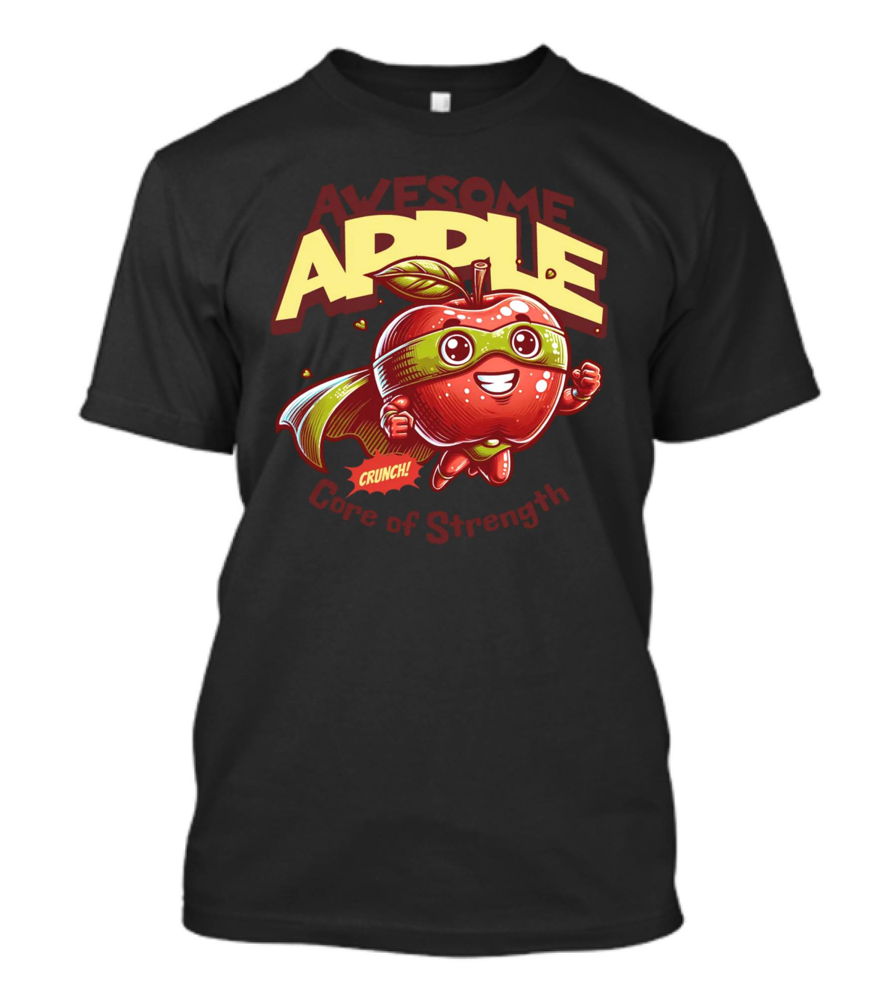 Awesome Apple Crunch Core Of Strength T-Shirt