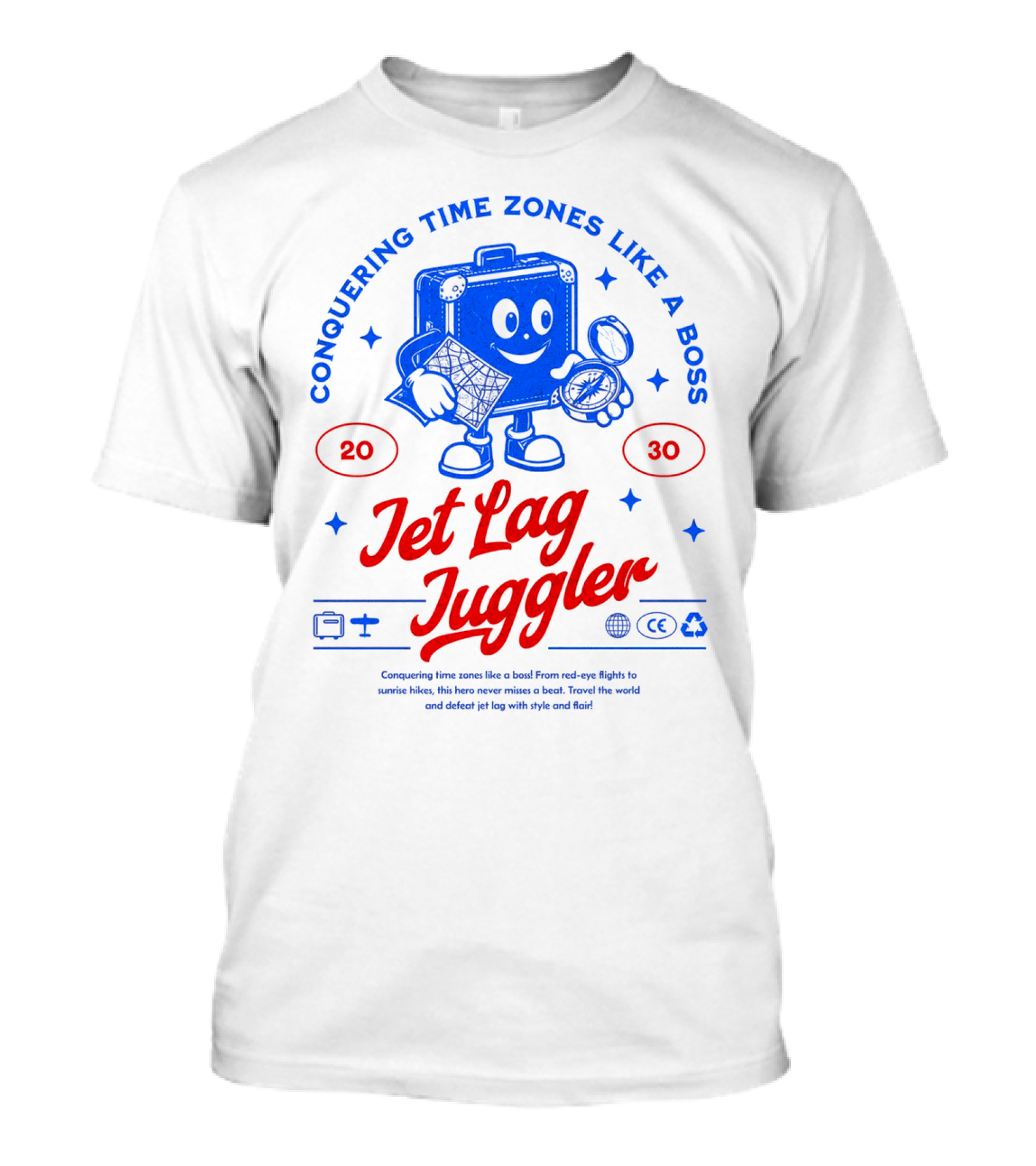 Jet Lag Juggler Conquering Time Zones Like A Boss T-Shirt