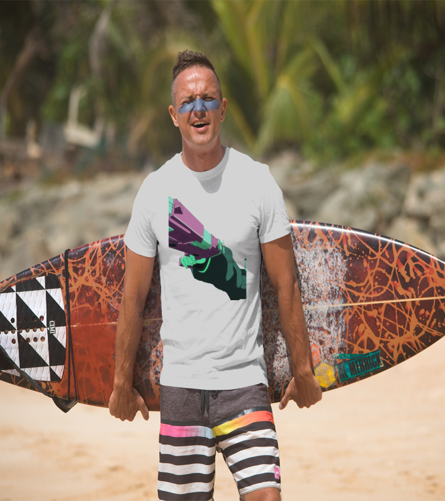 Rebecca Cyberpunk Edgerunners Aesthetic Gun T-Shirt