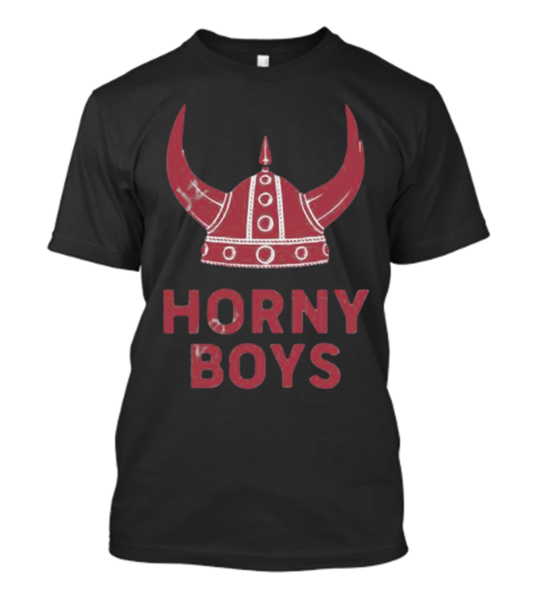 Horny Boys Viking Horned Helmet T-Shirt