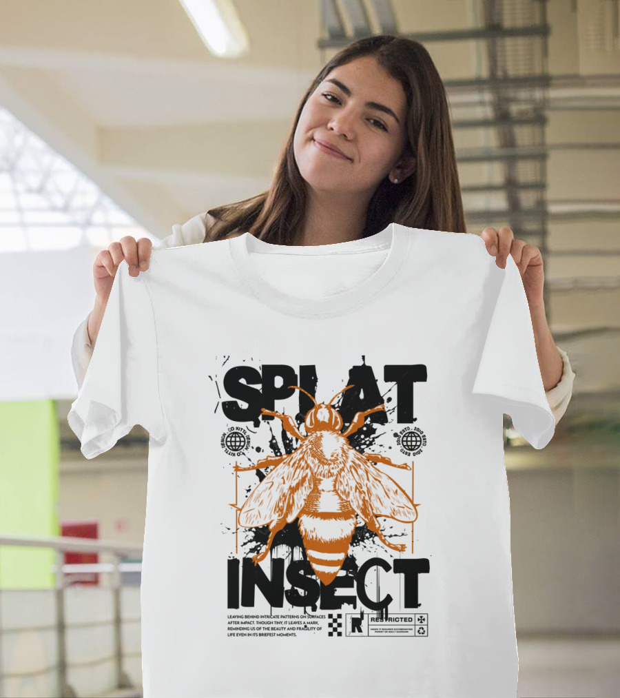 Splat Insect Restricted Warning T-Shirt
