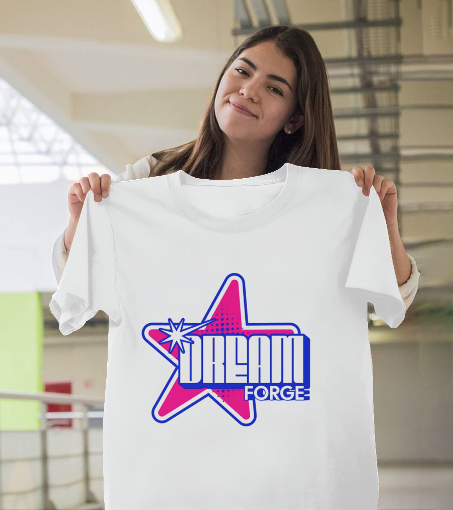 Dream Forge Star Bright Neon Retro T-Shirt