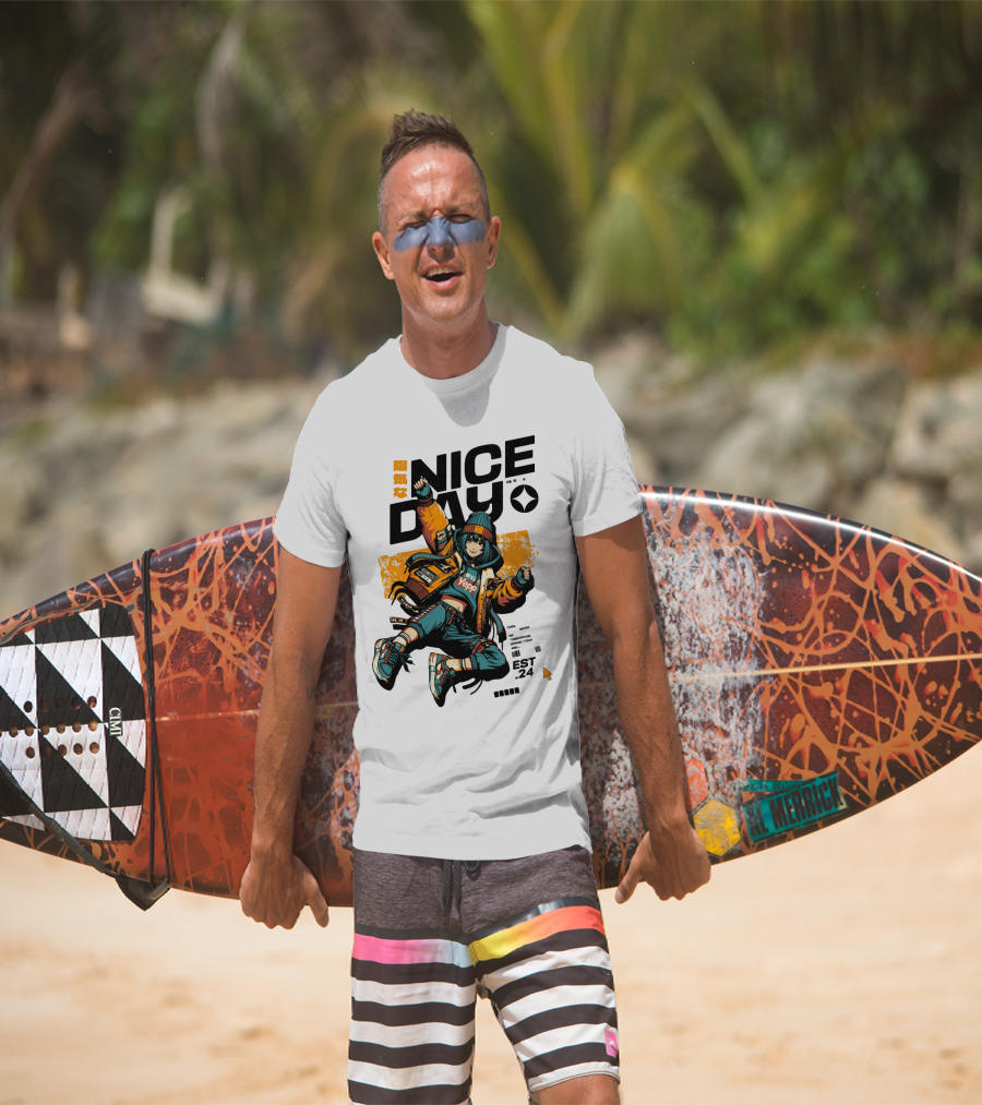 Nice Day Yepp Est 24 Vintage Urban T-Shirt