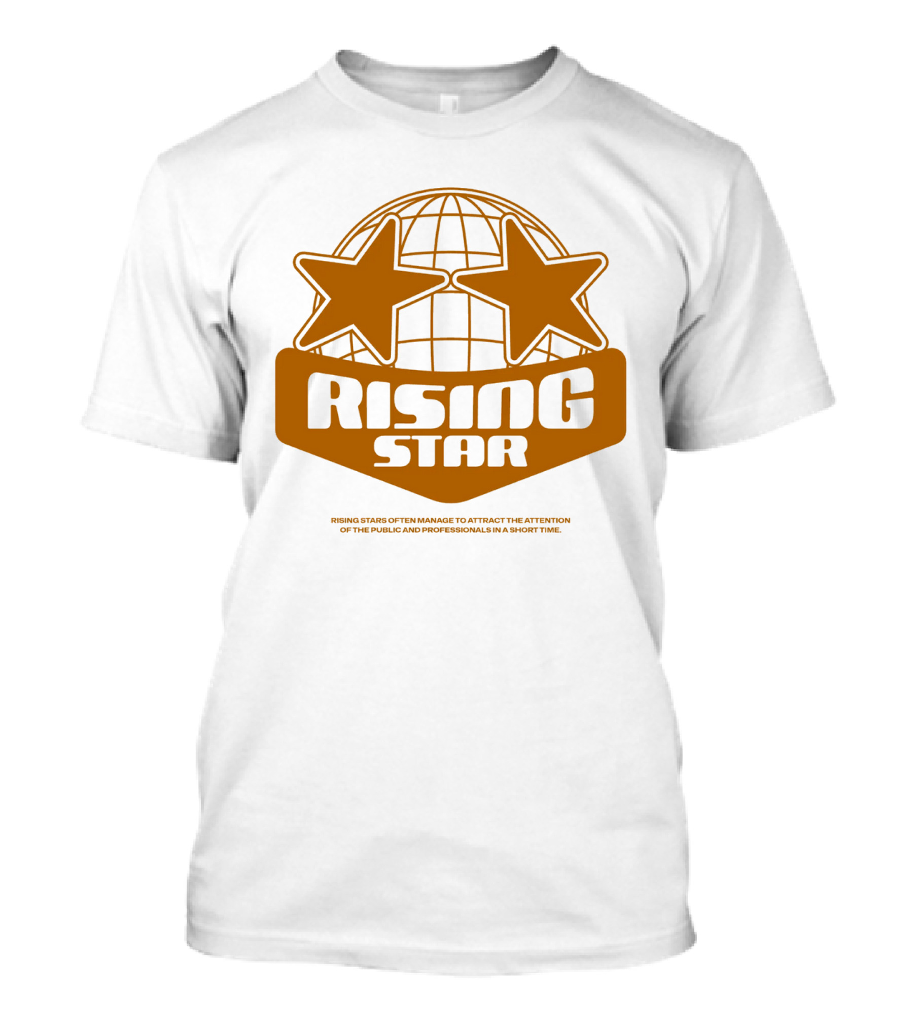 Supalonely Rising Star Two Stars Globe T-Shirt