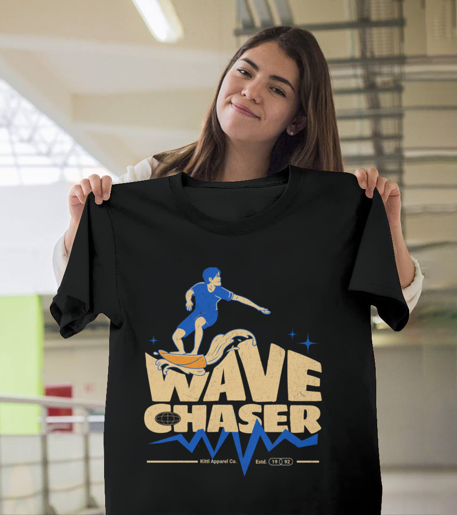 Wave Chaser Kittl Apparel Co. Estd. 1992 T-Shirt