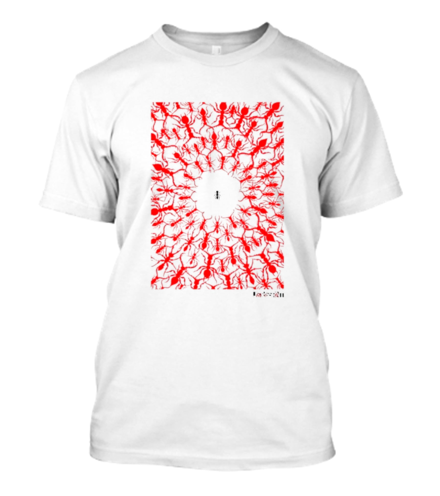 Being Autistic Ant In Red Swarm T-Shirt