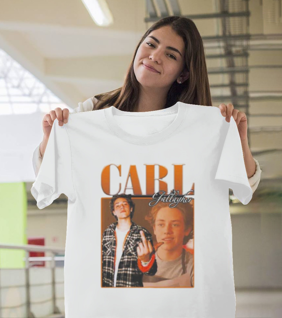 Carl Gallagher 90s Inspired Grunge Aesthetic With Attitude T-Shirt
