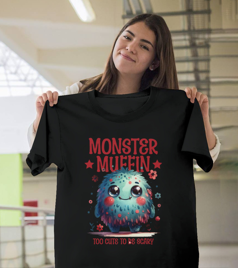 Monster Muffin Too Cute To Be Scary T-Shirt