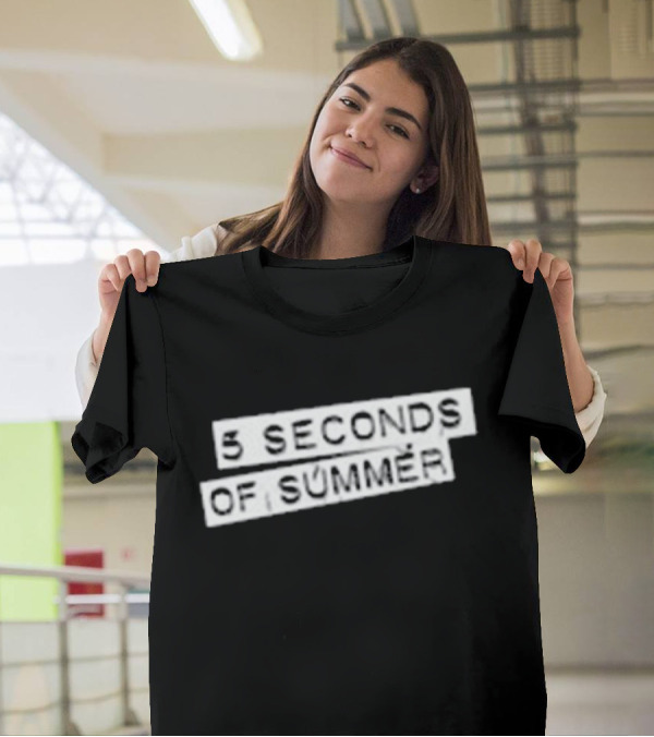 5 Seconds Of Summer 5SOS Self-Titled Album Cover T-Shirt