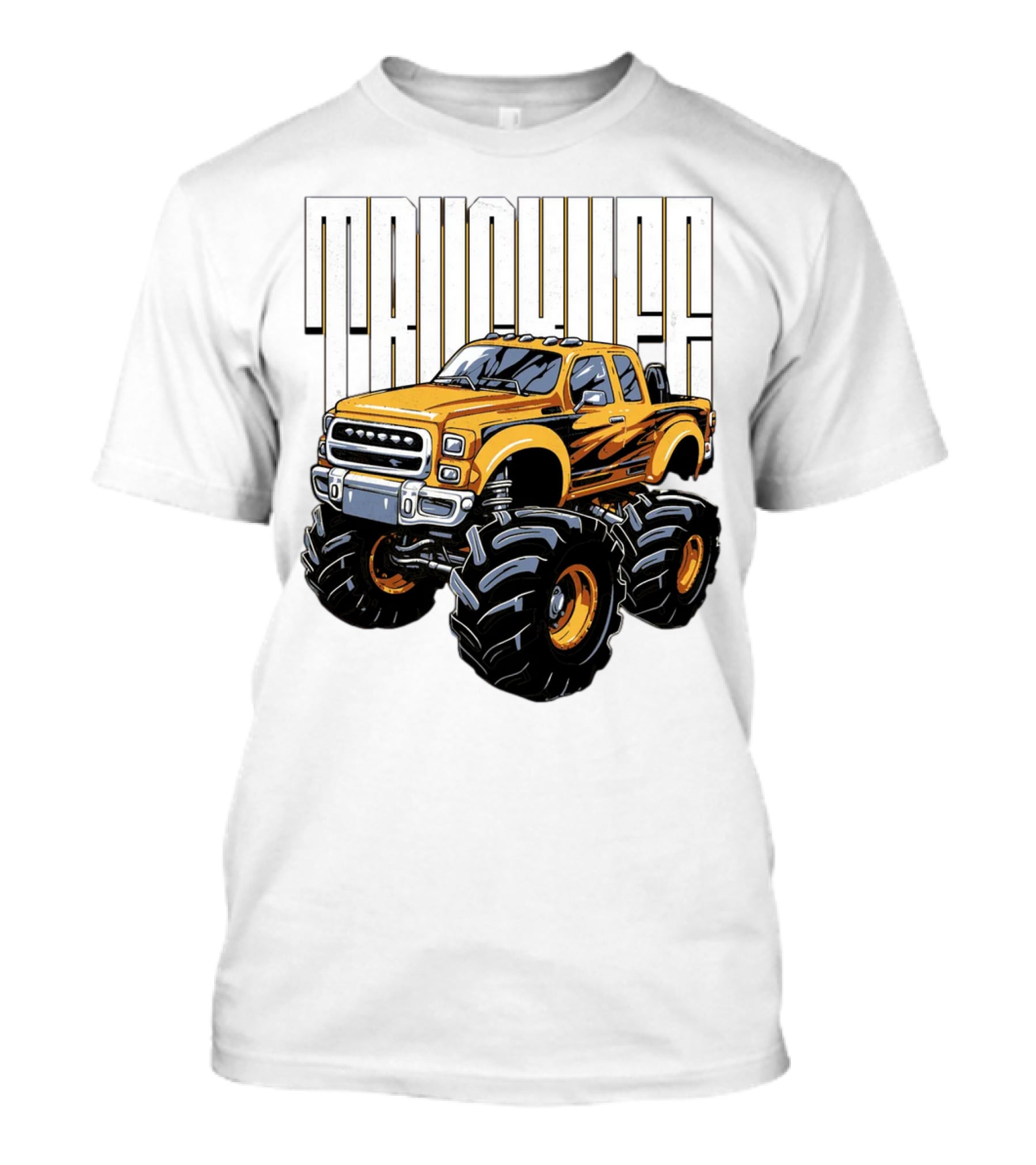 Trucklife Adventure Never Slowing Down Monster Truck T-Shirt