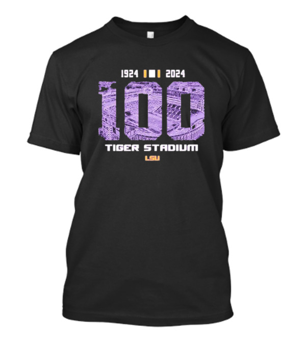 1924-2024 100 Tiger Stadium LSU T-Shirt