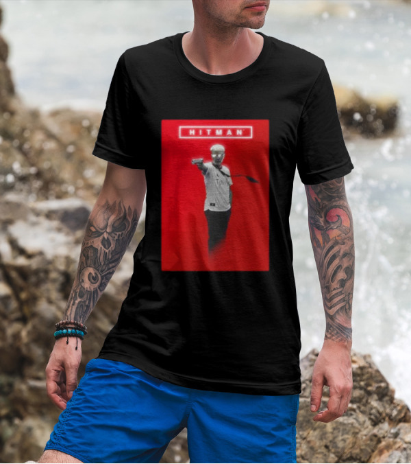 Hitman Agent 47 Gun Pose T-Shirt