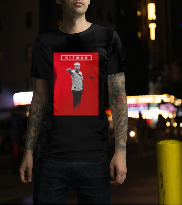 Hitman Agent 47 Gun Pose T-Shirt