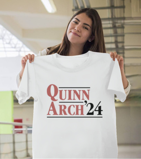 Quinn Arch '24 Vintage Style Dark T-Shirt
