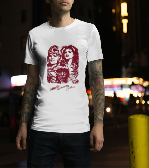 To Wong Foo Thanks For Everything Julie Newmar Red Faces T-Shirt