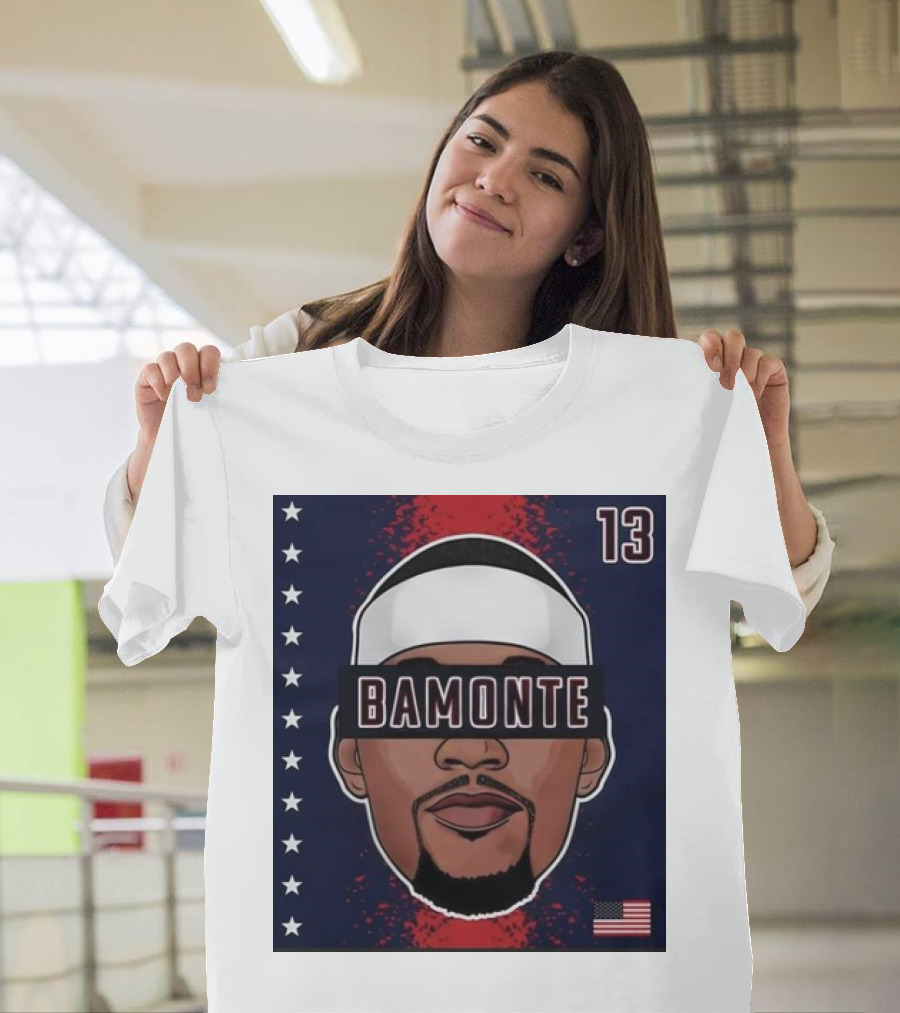 Bam Adebayo Bamonte 13 USA Stars and Stripes Iconic T-Shirt