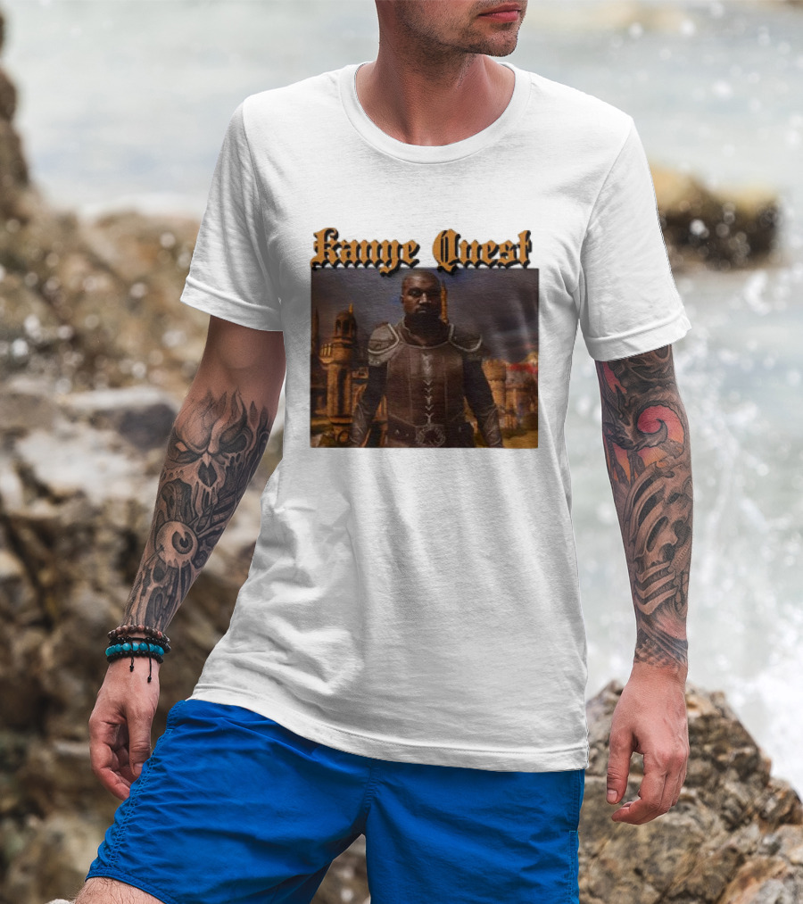 Kanye Quest Medieval Adventure Cleric In Armor T-Shirt