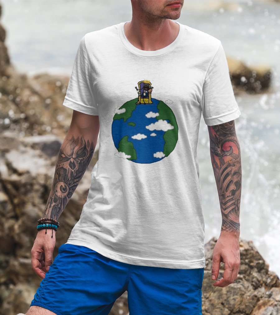 King Of The World James Throne On Earth T-Shirt