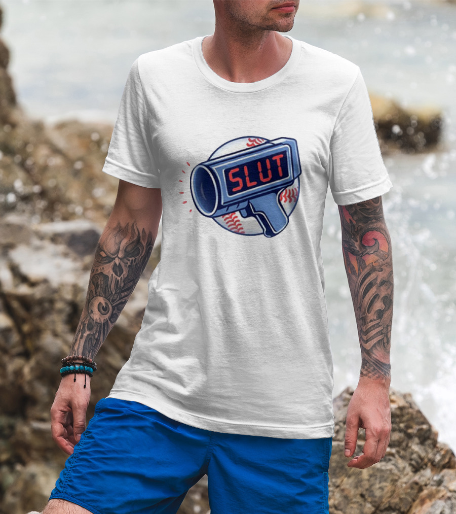 Slut Radar Baseball Humor T-Shirt