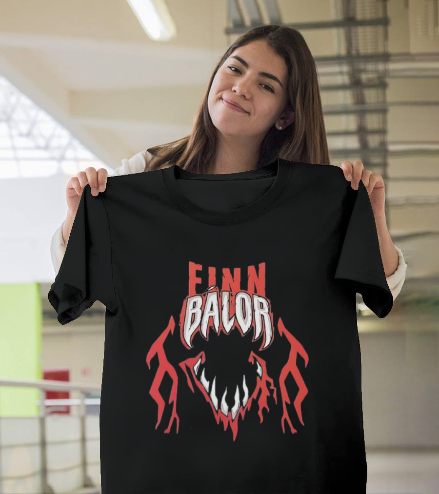 Finn Balor Demon King Jaws Teeth T-Shirt