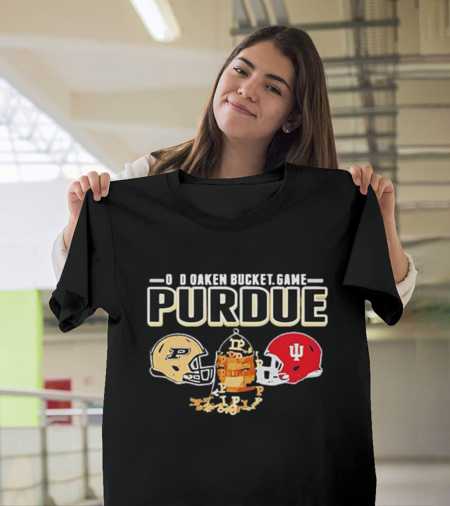 Old Oaken Bucket Game Purdue Boilermakers Indiana Hoosiers Football Rivalry T-Shirt