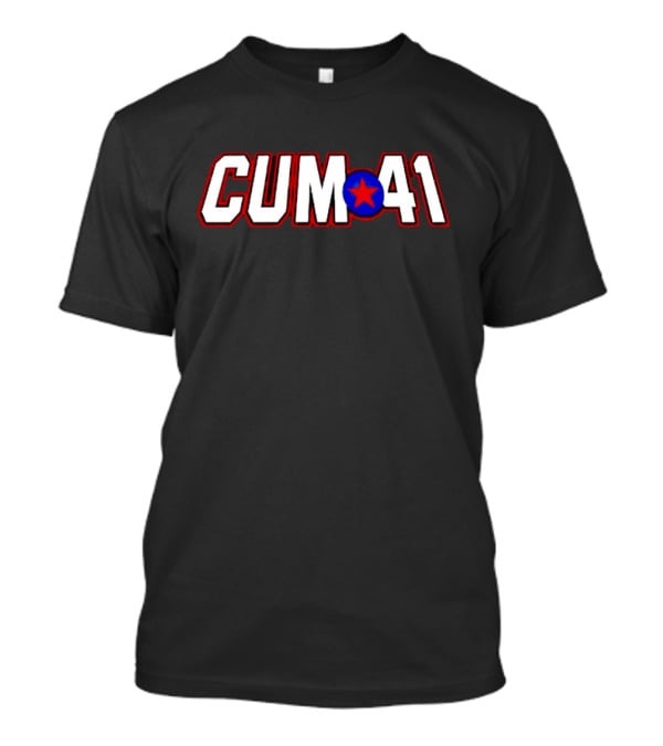 Sum 41 Band-Inspired Cum 41 Design With Star Emblem T-Shirt