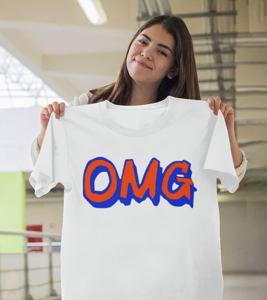 New York Mets OMG Bold Blue Red T-Shirt